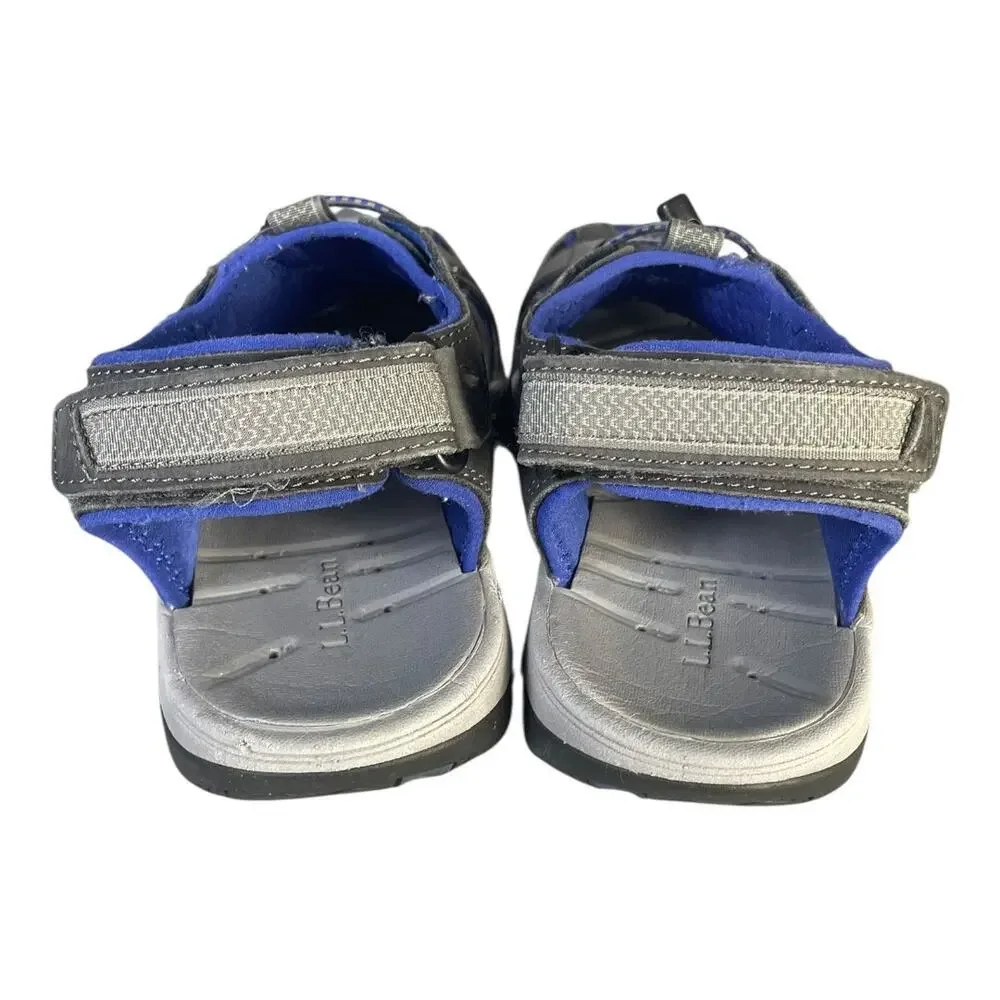 L.L. Bean Men’s Gray/Blue Closed Toe Sport Sandals Size-8.5M